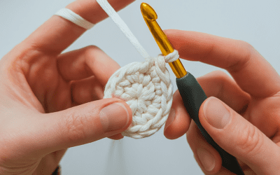 Comment faire une Maille Serrée au Crochet ? Tutoriel Image par Image
