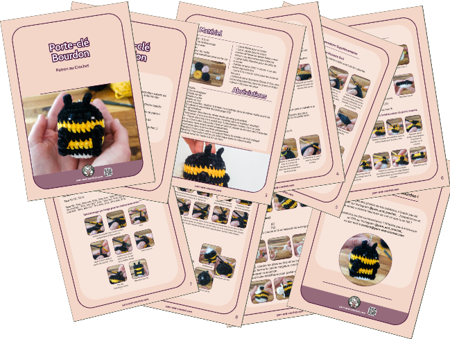 Patron Bourdon pattern-bumblebee