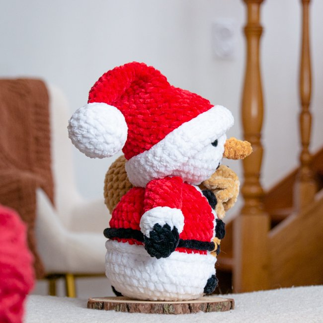 Bonhomme de Noël au Crochet - Patron Peluche PDF à télécharger Français et Anglais – Image 2