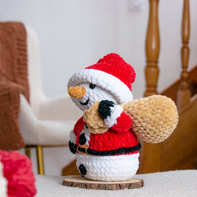 Bonhomme de Noël au Crochet - Patron Peluche PDF à télécharger Français et Anglais – Image 4