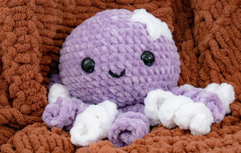 Crocheted octopus